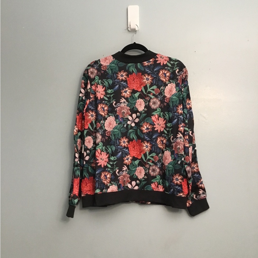 Project RUNWAY Multicolor Floral Bomber Jacket - Picture 12 of 14